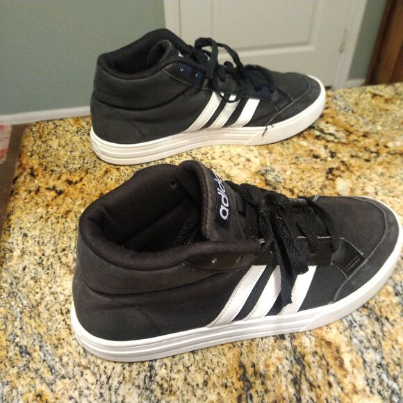 Adidas VS Set Mid Athletic Sneaker Black White Casual Shoes Men\'s Sz 7.5 BB9890 main image 5